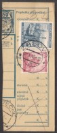 BuM0620 - Böhmen Und Mähren (1940) Zasova / Rovecne (Postal Parcel Dispach) Tariff: 50h + 3,50K - Briefe U. Dokumente