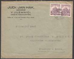 BuM0721 - Böhmen Und Mähren (1941) Starkenbach - Jilemnice (letter) Tariff: 1,20K (stamp: 2x 60h City Kutna Hora) - Cartas & Documentos