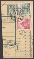 BuM0617 - Böhmen Und Mähren (1939) Rozdalovice / Zamberk (Postal Parcel Dispach) Tariff: 50h + 3,50K - Cartas & Documentos