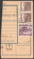 BuM0603 - Böhmen Und Mähren (1939) Praha 1 (1/68) / Brünn 1 - Brno 1 (Postal Money Order) Tariff: 13,50K (mixed Franking - Cartas & Documentos