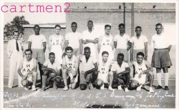 CARTE PHOTO : UNE EQUIPE DE BASKETTEURS EN AFRIQUE OU EN AMERIQUE H. A. A. C. HELLEL SPORT BASKET BASKET-BALL - Baloncesto