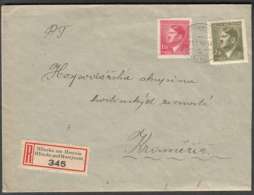 BuM0685 - Böhmen Und Mähren (1944) Hlinsko Am Hostein - Hlinsko Pod Hostynem (R-letter) Tariff: 4,20K - Cartas & Documentos