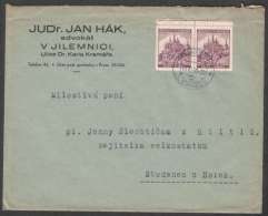 BuM0720 - Böhmen Und Mähren (1940) Starkenbach - Jilemnice (letter) Tariff: 1,20K (stamp: 2x 60h City Kutna Hora) - Cartas & Documentos