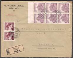 BuM0785 - Böhmen Und Mähren (1940) Nachod 1 - Nachod 1 (R-letter) Tariff: 4,20K - Cartas & Documentos