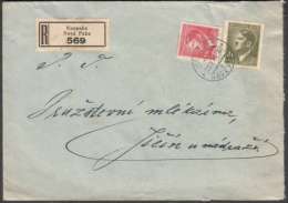 BuM0795 - Böhmen Und Mähren (1944) Neupaka - Nova Paka (R-letter) Tariff: 4,20K (stamp: Adolf Hitler) - Covers & Documents