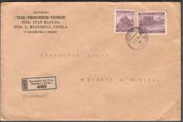 BuM0643 - Böhmen Und Mähren (1940) Beneschau Bei Prag - Benesov U Prahy (R-letter) Tariff: 3,60K - Briefe U. Dokumente