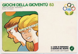 OLIMPICI GIOCHI DELLA GIOVENTÙ ´83 Disegno - Design: ALBE (CATALANI) - Olympische Spiele