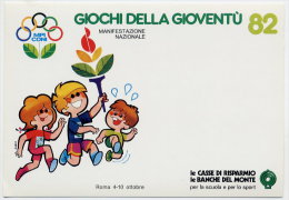 OLIMPICI GIOCHI DELLA GIOVENTÙ ´82 Disegno - Design: ALBE (CATALANI) - Olympic Games