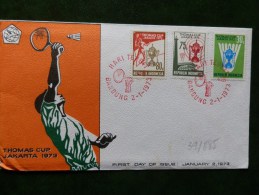 39/885   FDC INDONESIA - Badminton