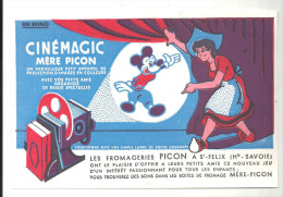 Buvard Cinémagic Mère Picon Les Fromageries PICON à Saint Félix Haute Savoie - Leche