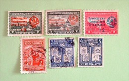 Yugoslavia 1940/45 Arms - Monastery - Stamps Of Serbia Overprinted - Usados