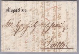 Heimat TI MAGADINO 1842-02-14 Auf Brief Nach Schwyz - ...-1845 Prephilately