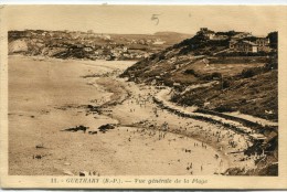 CPSM 64 GUETHARY VUE GENERALE DE LA PLAGE 1937 - Guethary