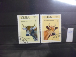 TIMBRE  DE CUBA  OBLITERE  YVERT N°1679+82 - Oblitérés