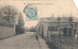 PICARDIE - 60 - OISE - SAINTE GENEVIEVE - Le Petite Fercourt Avec Animation - Coin Haut Droit Absent - Sainte-Geneviève