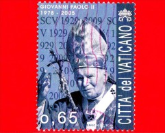 VATICANO  - 2009 - Usato - 80º Anniversario Della Fondazione Della Città Del Vaticano - 0,65 € • Giovanni Paolo II - Used Stamps
