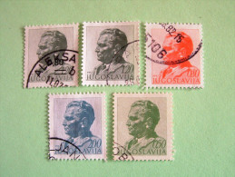 Yugoslavia 1974/78 Marshal Tito - Used Stamps