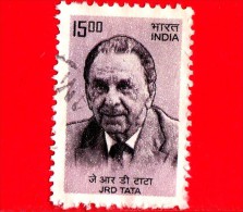 INDIA - 2009 - Usato - JRD TATA - 15.00 - Oblitérés