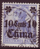 Chine - China / Y&T No 32 Mi Nr 31 / Tschifu 17.08.1909 - Deutsche Post In China