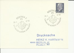 ALEMANIA DDR ROSTOCK NAVEGACION BARCO TRANSPORTE - Sonstige & Ohne Zuordnung