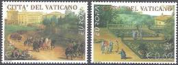 Vaticano 2004 Michel 1489 - 1490 Neuf ** Cote (2017) 3.50 Euro Europa CEPT Les Vacances - Ungebraucht
