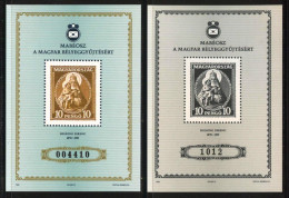 HUNGARY- 1993.Commemorative Sheet Set - MABEOSZ For The Hungarian Stamp Collecting Normal/Souvenir Version - Hojas Conmemorativas