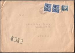 BuM0969 - Böhmen Und Mähren (1943) Sobotka - Sobotka / Jitschin - Jicin (R-letter) Tariff: 5,40K (stamp: 2,50 Siegfried) - Cartas & Documentos