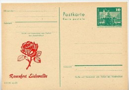 DDR P79-26a-82 C195-a Postkarte PRIVATER ZUDRUCK Rosenfest Eichwalde 1982 - Privé Postkaarten - Ongebruikt