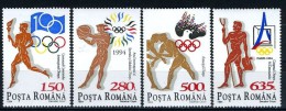 1994 The International Year Of Sport And Olympic Ideal,Romania,Rumänien,Roumanie,Rumania,Mi.4999-5003,MNH - Unused Stamps