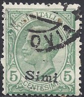 ITALY EGEO 1912 SIMI Nº 2 - Egeo (Simi)