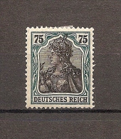 DEUTSCHES REICH DR IMPERIO ERGÄNZUNGSWERTE GERMANIA 1916 / MH / 104 A - Ungebraucht