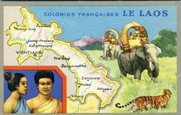 Colonies Françaises -  Le Laos  - Pub Lion Noir - Laos