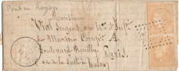 Emission Bordeaux - LAC - N°43 R 1 Paire Verticale (nuance ?)- Obl. Pont En Royans GC (faibles) De Mars 71 / Paris Bercy - 1870 Ausgabe Bordeaux