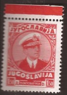 1935  315-19  JUGOSLAVIJA KOENIG ALEXANDAR ADMIRALSUNIFORM  MNH - Ongebruikt