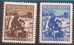 1935  320-21  JUGOSLAVIJA WINTERHILFE CHILDREN  MNH - Ongebruikt