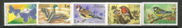 ANDORRE. La Faune De L'Andorre, Oiseaux Et Papillon.  5 Tp Neufs ** Côte 9.00 € - Collections