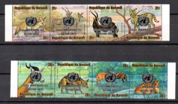 30° Nations Unies, Animaux  Surchargés, PA 392 / 399**, Cote 45 €, - Unused Stamps
