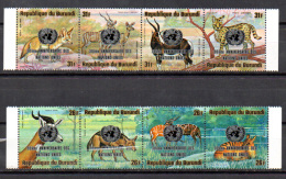 30° Nations Unies, Animaux  Surchargés, PA 392 / 399**, Cote 45 €, - Unused Stamps