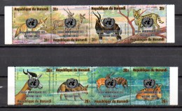 30° Nations Unies 1975 , Animaux  Surchargés, PA 392 / 399**, Cote 45 €, - Unused Stamps