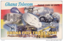 Ghana, GHA-C-17 /09.01, Free Trade Zone, Satellite, 2 Scans. - Ghana