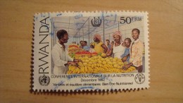 Rwanda  1992  Scott #1382  Used - Gebruikt