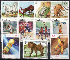 CUBA  N°LOT OBL VOIR SCAN - Collections, Lots & Séries