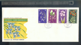 Enveloppe 1973 Nouvelles-Hébrides Série Des ORCHIDEES - Brieven En Documenten