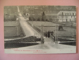 CP  MESNIERES   CHATEAU LE PONT LEVIS ET LA GARE - Mesnières-en-Bray