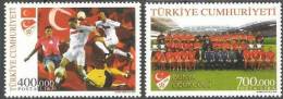 2002 TURKEY THE 3RD BEST FOOTBALL TEAM IN THE 2002 FIFA WORLD CUP MNH ** - Nuevos