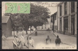 Sénégal - 1904 - Carte Postale Recommandée - N° Yvert : 21 X 2 - Storia Postale