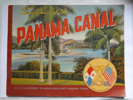 PLAQUETTE - SOUVENIR OF THE PANAMA CANAL - 1941 - 32 PAGES - NOMBREUSES PHOTOGRAPHIES NOIR ET BLANC - PLAN - Südamerika