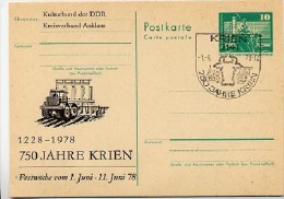 DDR P79-11-78 C61 Postkarte PRIVATER ZUDRUCK 750 J. Krien Traktor Sost. 1978 - Privatpostkarten - Gebraucht