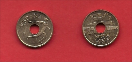 SPAIN 1990, Circulated Coin, 25 Pesetas, Discus Olympic Games,  Km850, C1723 - 25 Pesetas