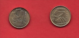 SPAIN 1989-1998, Circulated Coin, 5 Pesetas, Aluminum-bronza,  Km 833, C1728 - 25 Pesetas